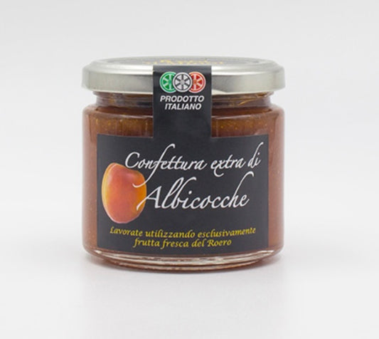 Confettura extra di albicocche artigianale del Piemonte