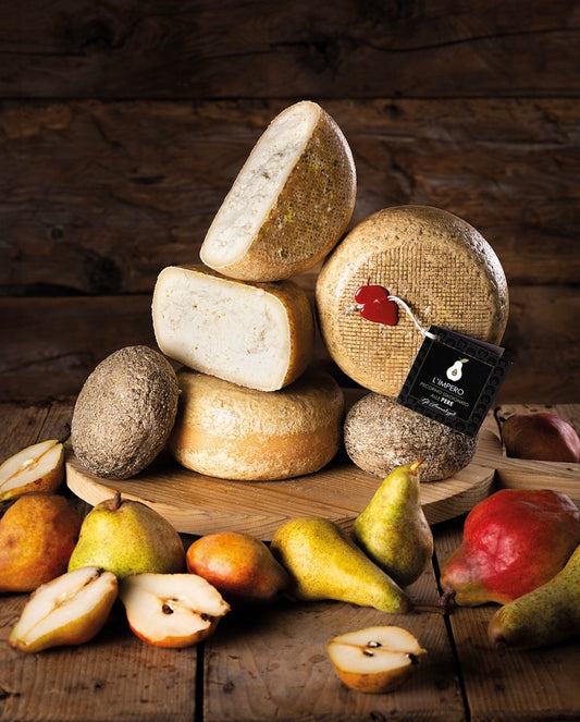 Pecorino with pears