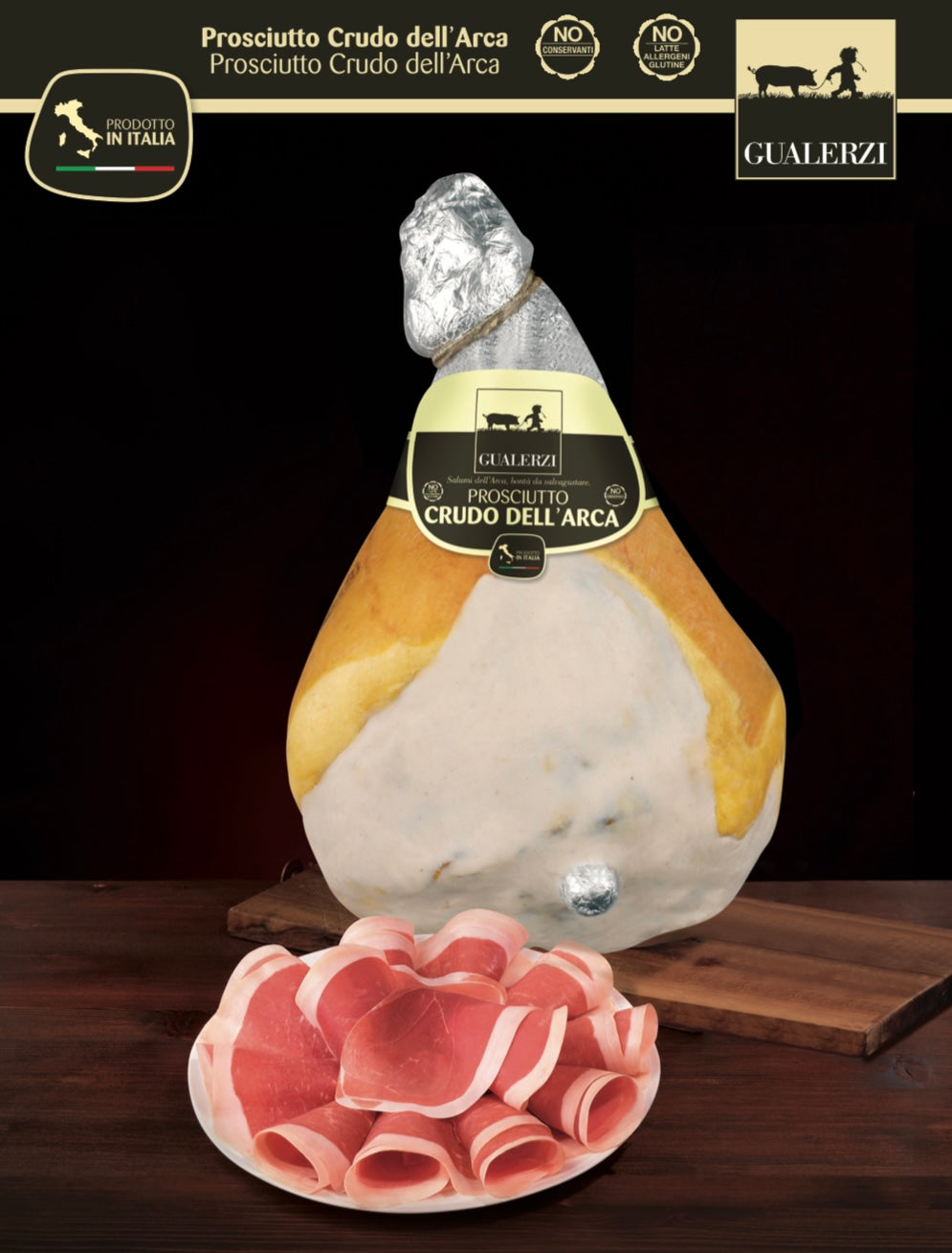 Prosciutto semidolce a fette