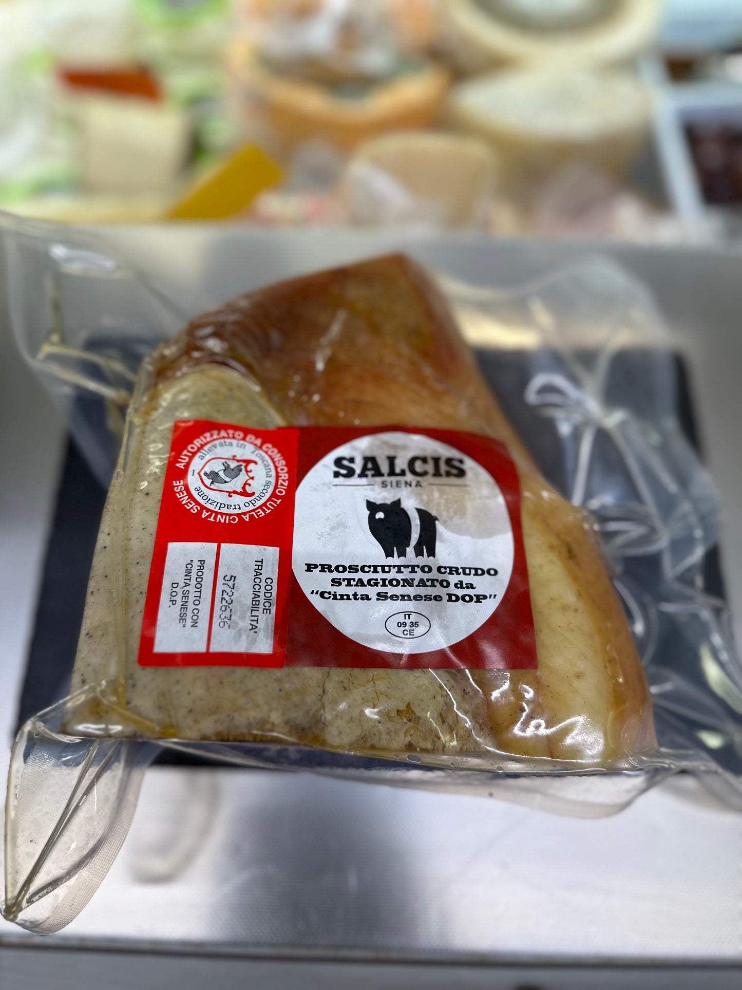 Jambon Cinta Senese DOP tranché