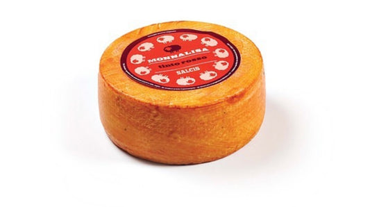 Pecorino dyed red