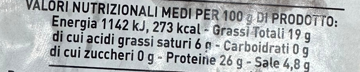 Jambon Cinta Senese DOP tranché