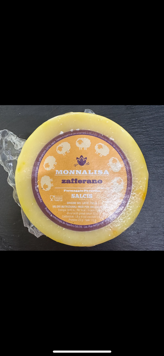 Pecorino with saffron