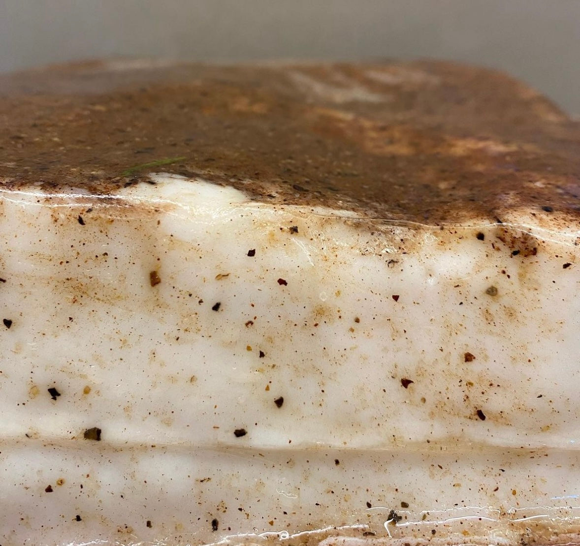Lardo di Cinta Senese DOP a fette