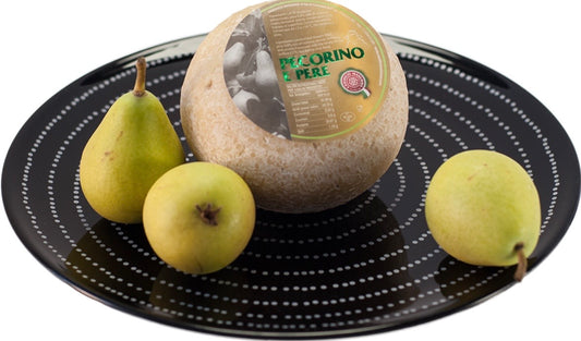 Pecorino e pere in carta gialla 580g