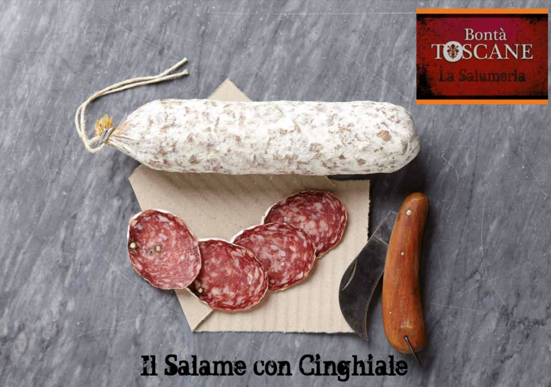 Salame con cinghiale di bontà toscane
