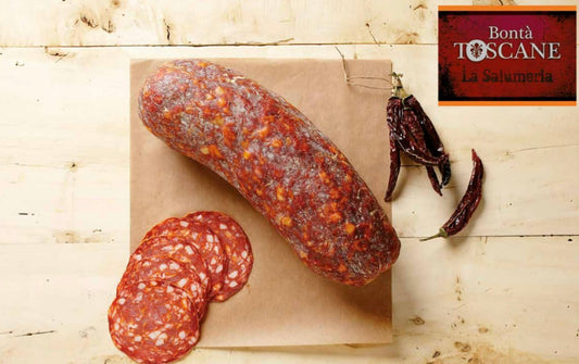 Salame piccante a fette