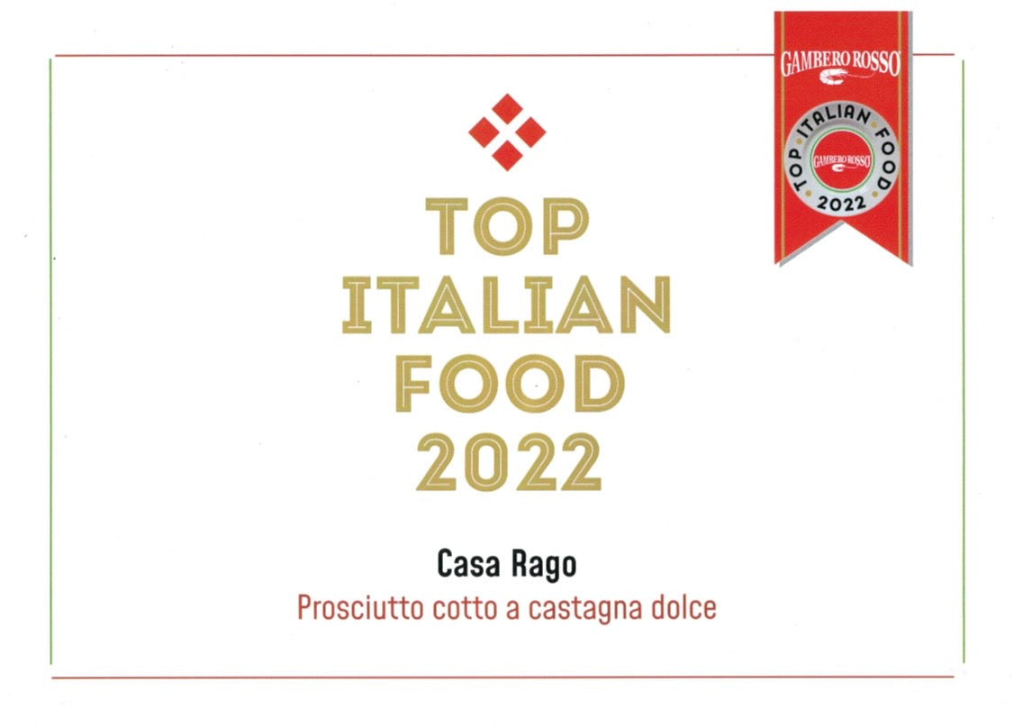 Prosciutto cotto a castagna dolce di casa Rago