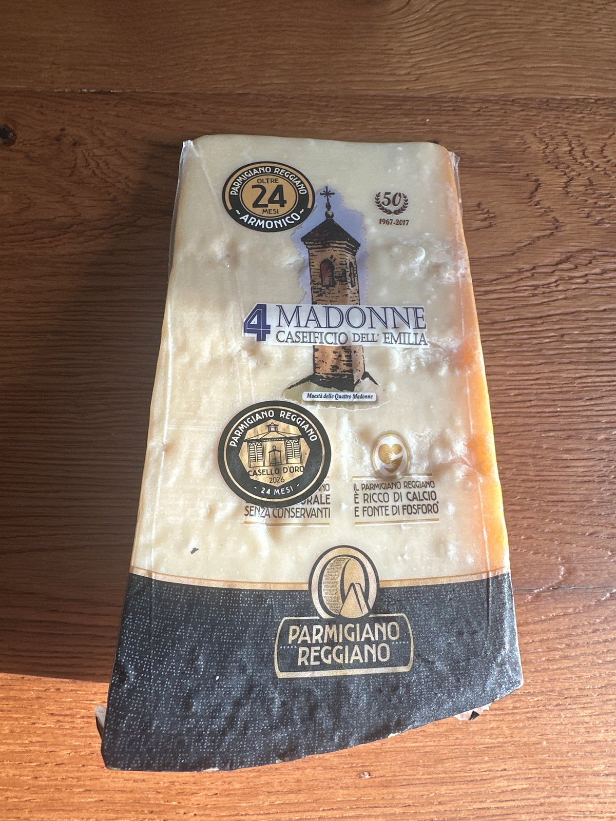 Parmigiano Reggiano D.O.P. de más de 24 meses
