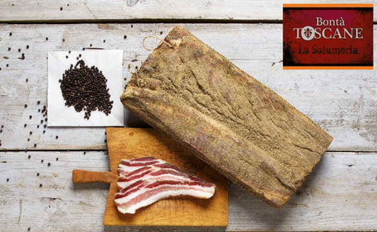 Bacon étiré en morceaux