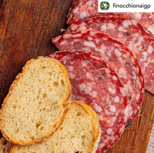 Sliced ​​Finocchiona PGI