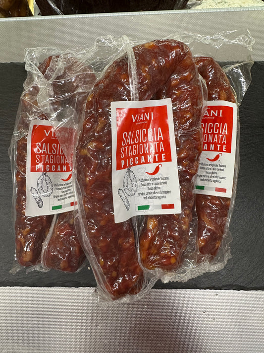 Spicy cured sausage