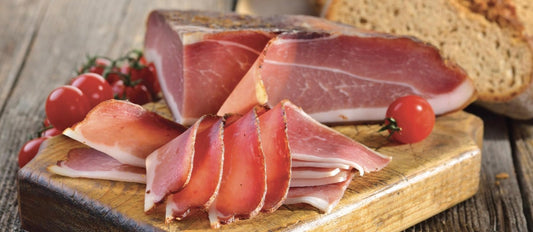 Sliced ​​speck