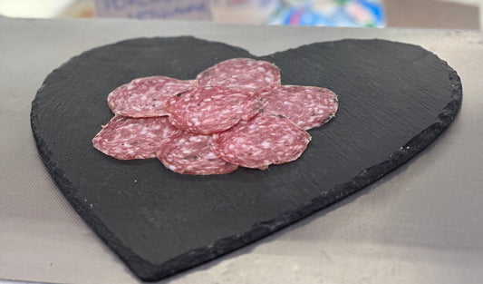 Salami aux truffes Villani en tranches