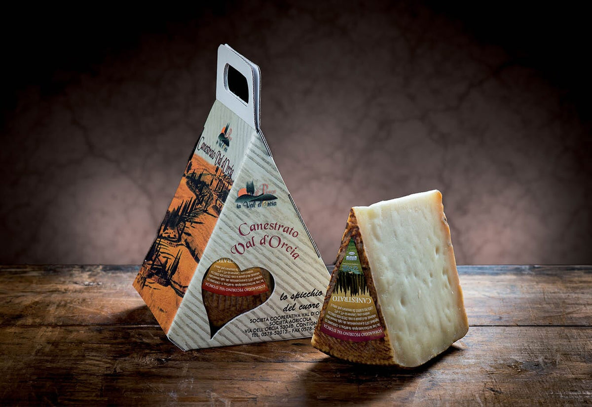 Pecorino val d’orcia Canestrato confezione regalo 800g