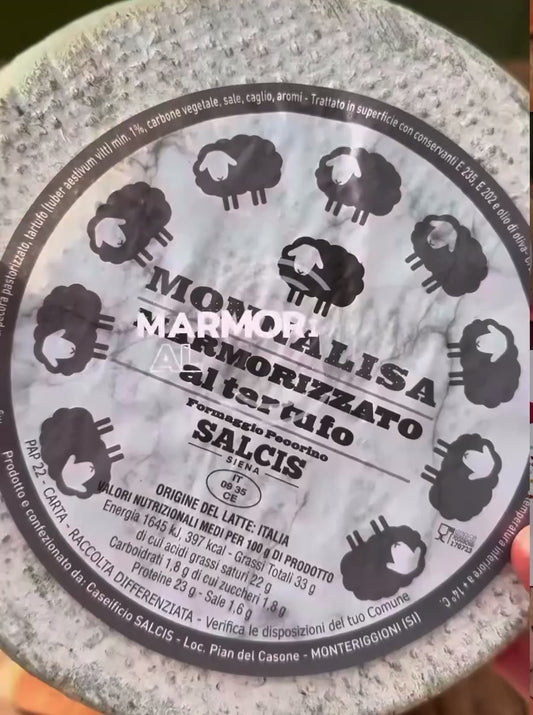 1 pecorino marmorizzato al tartufo